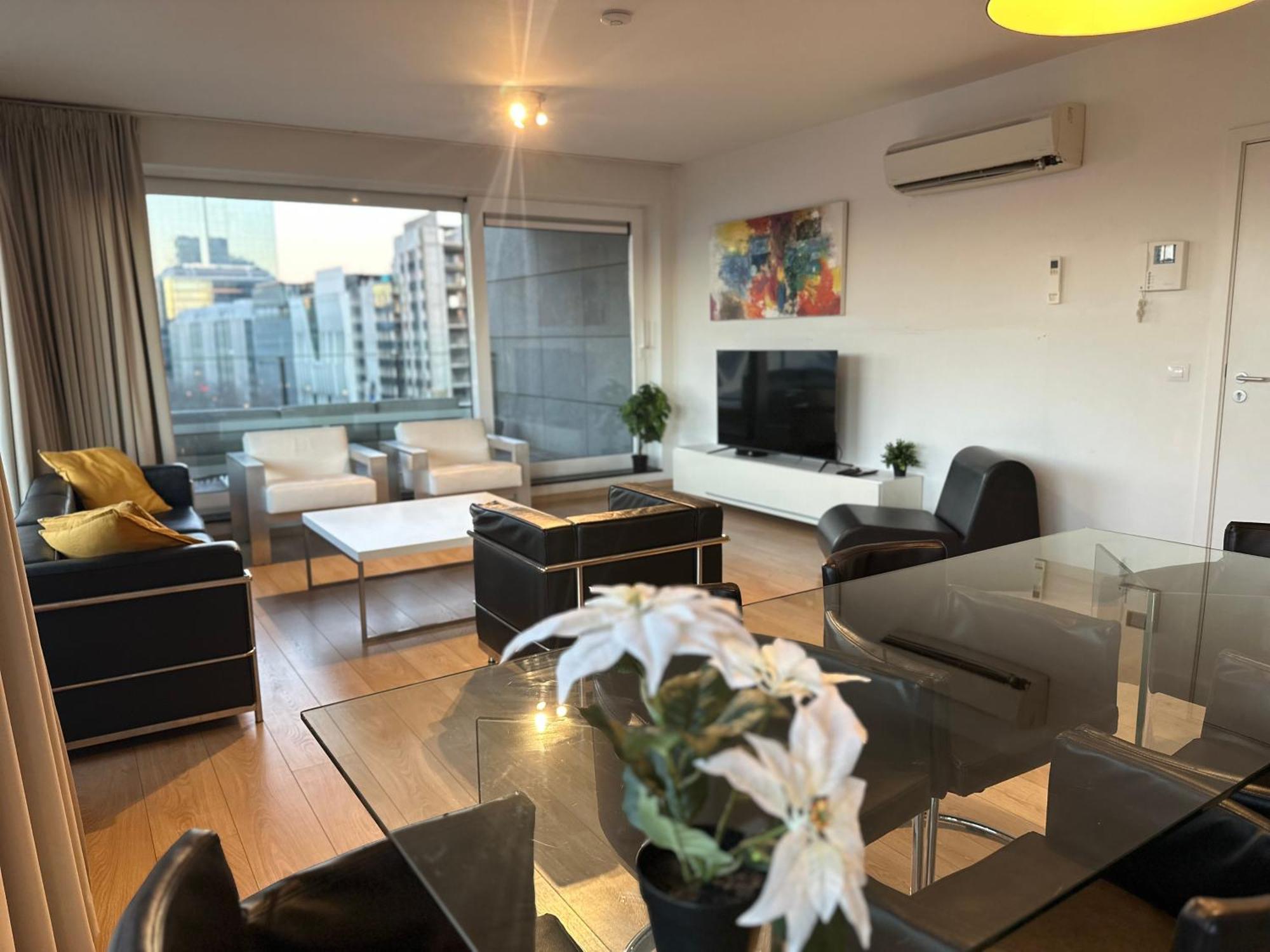 Apartment With Stunning View In City Center Bruxelles Esterno foto